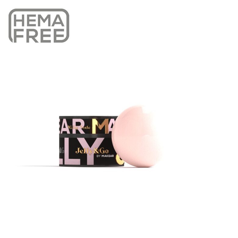 Gēls, Makear Milky Nude, Jelly&Go 15ml - JG03